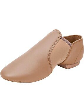 Leather Slip-On Jazz Dance Shoes for Girls & Boys - Comfortable & Stylish